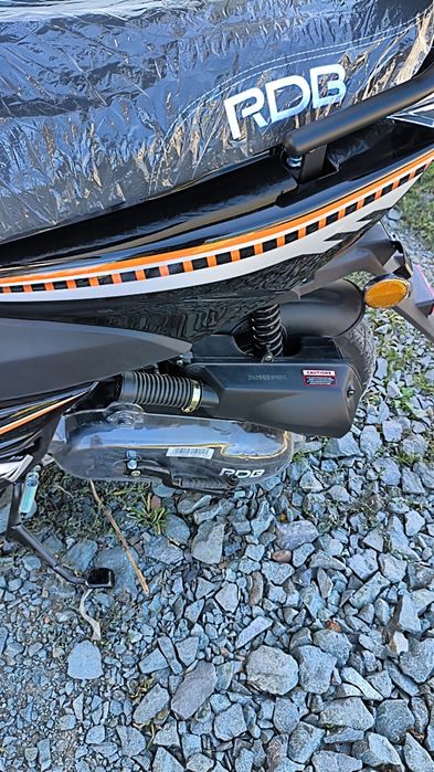 Scuter benzina RDB Spider, Euro 5+, 50cc, 4 timpi, Portocaliu+ CIV inclus