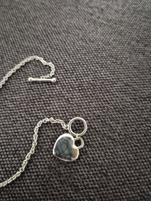 Гривна Tiffany Love heart blue