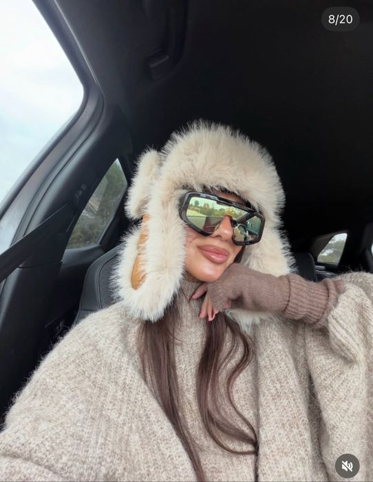 Ушанка Zara, с этикеткой