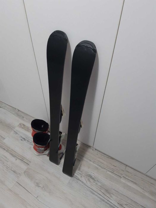 Schiuri copii 100 cm Atomic ceruite,clapari Atomic