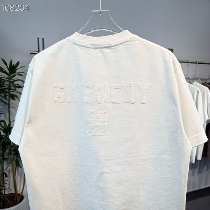 Tricou  Givenchy White  T-Shirt Alb [Verificare Colet] Caliate Premium