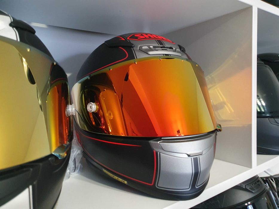 Casca Moto Shoei NXR Flagger Red - L - 2 Viziere