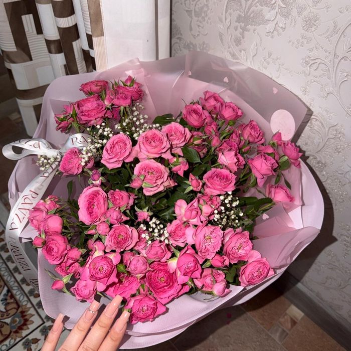 Кустовые розы в хор сост