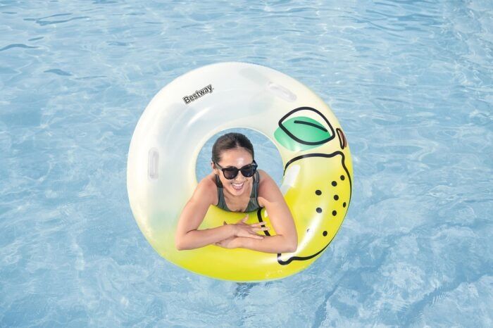 Надуваем пояс Bestway Fresh Squeezed Lemon, 114 см, PVC, жълт, за деца