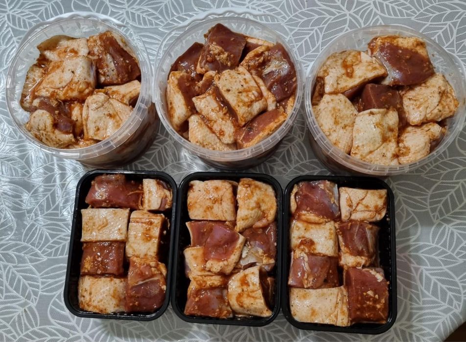 шашлык(утиное филе)