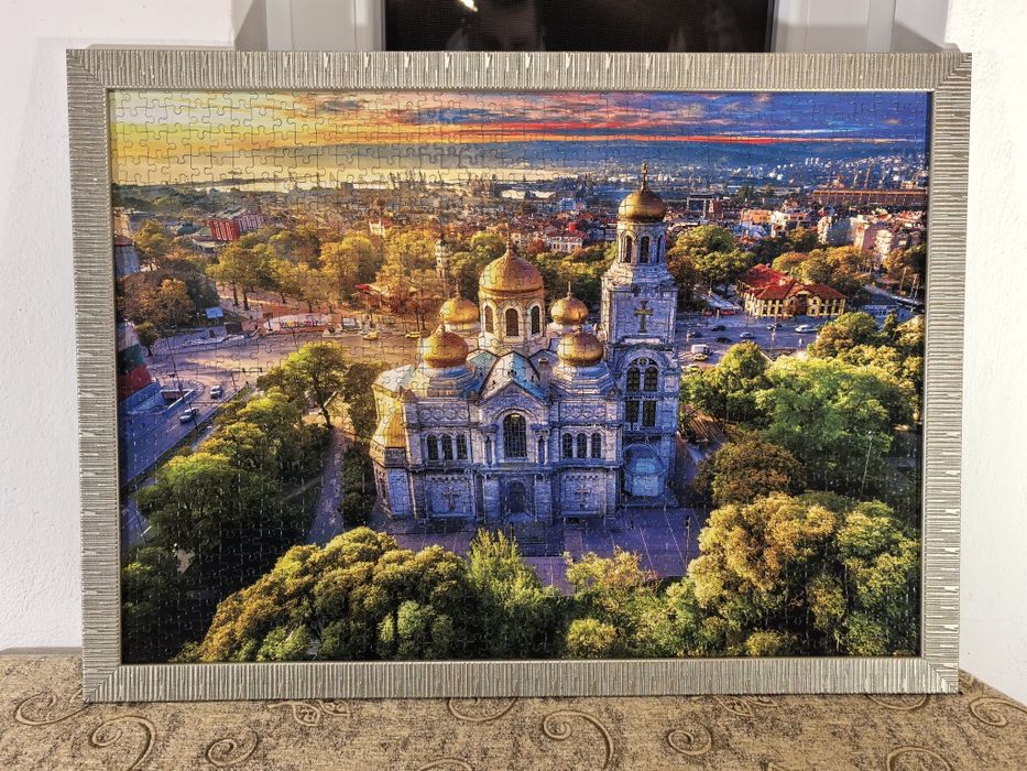 Пъзел , пъзели 1000 части с рамка