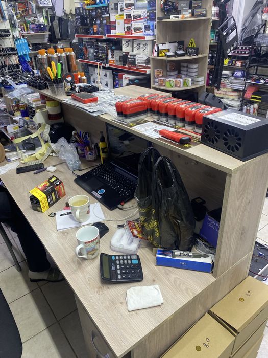 Ресепшен, стойка для кассы