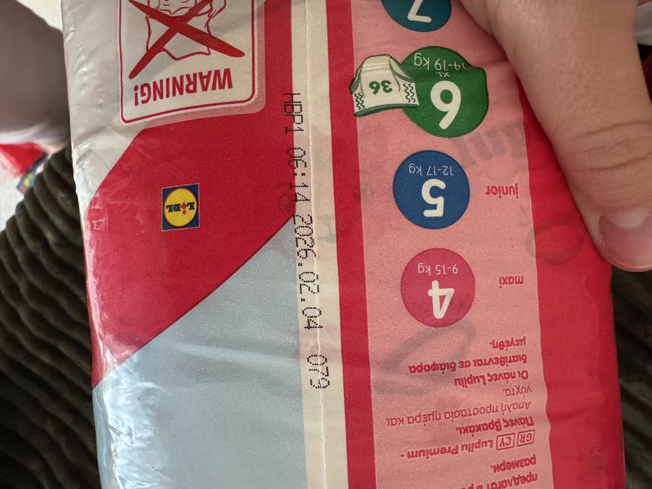 Pampersi chilotel Lupilu Premium Pants marimea 6 (14-19 kg)