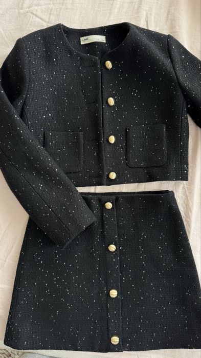 Детский твидовый костюм Lime для девочек