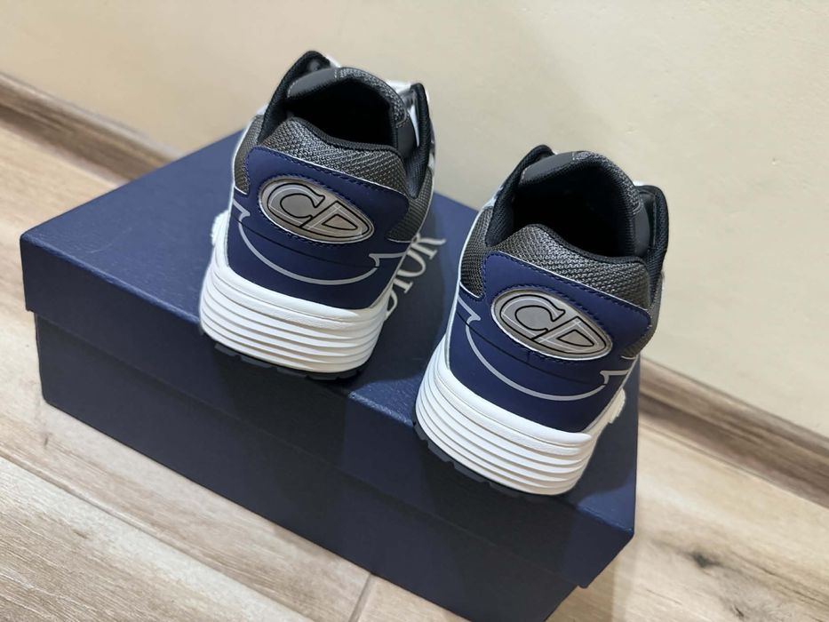 Dior B30 Grey/Navy Sneakers
