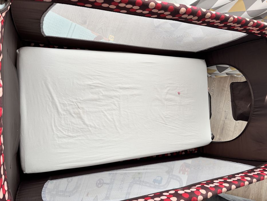 Patut pliabil Kraussman + saltea cocos