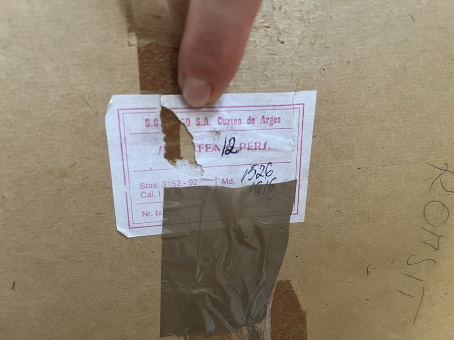 Set ceai / cafea 12 persoane portelan APRO Curtea de Arges