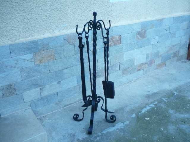 прибори за камина ковано желязо