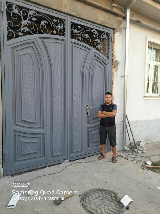 Дарвоза навес казирок темир дарвозалар