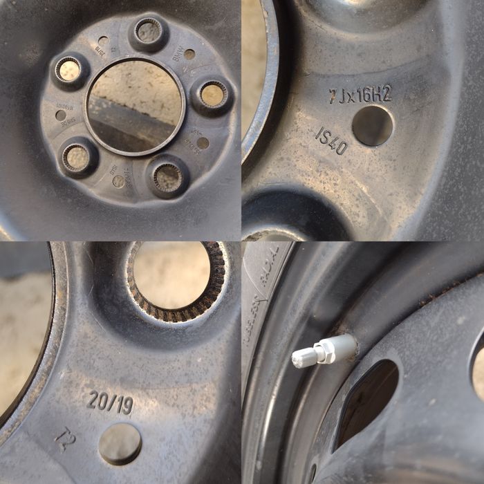 Jante BMW seria 1 F20 F21 F22 F23 cauciucuri 205 55 R16 M+S Senzori