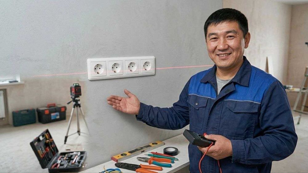 Электрик на дом 24\7 электромонтажные работы умный дом