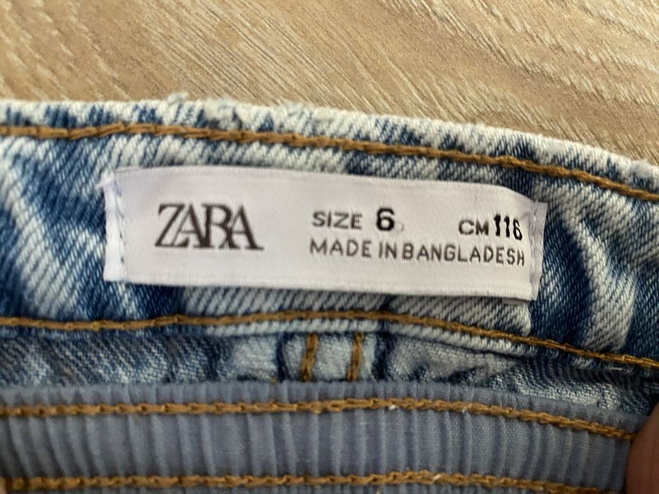 Дънки Zara 6 г. 116 см. за момиче и дънки Guess 6 г.