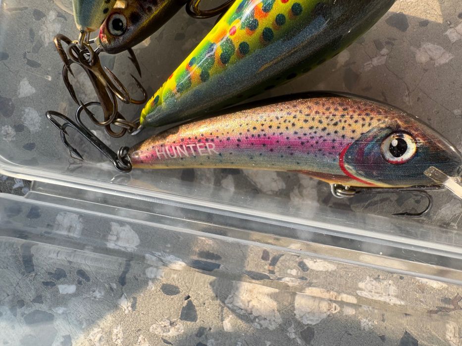 Спининг примамки класьори кутии и аксесоари, клатушки воблери блесни