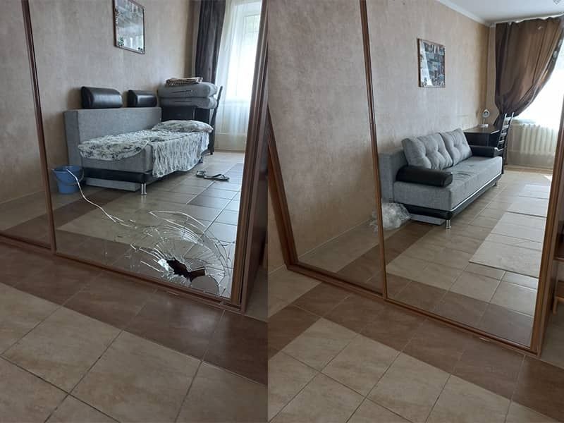 Ремонт зеркала, замена Зеркала