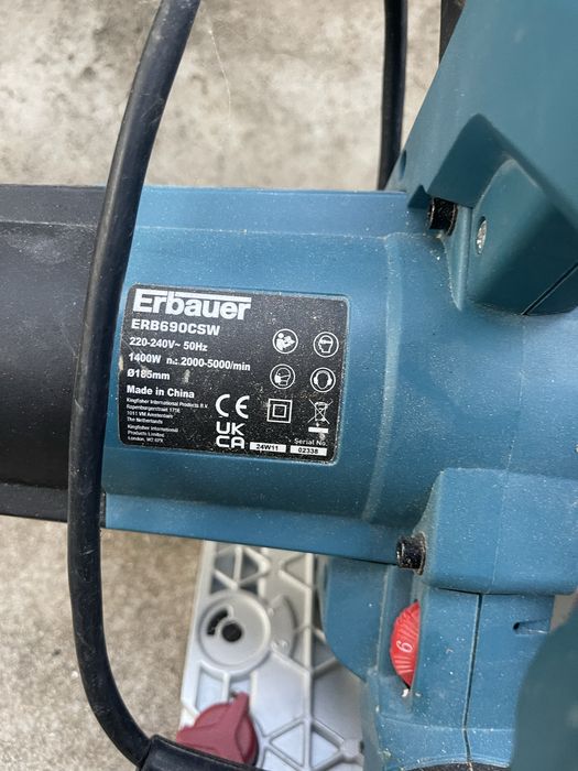 Fierastrău electri ( circular ) Erbauer ERB 690CSW 185 mm