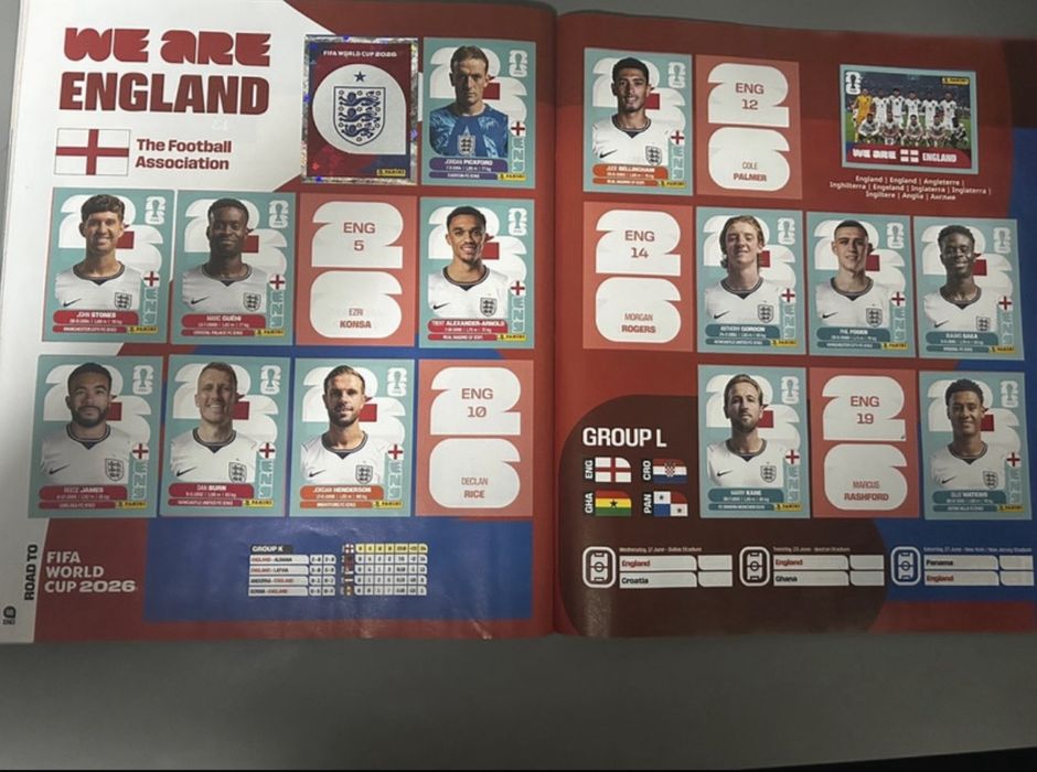 Panini World Cup 2026 Album 70% completat(685/980) + 205 Dubluri + Pocket Tin