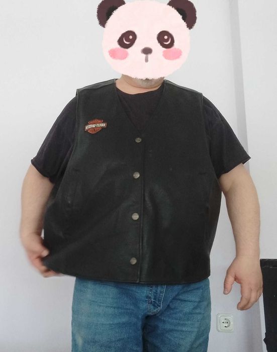 Кожен елек, елече Harley-Davidson, 5xl