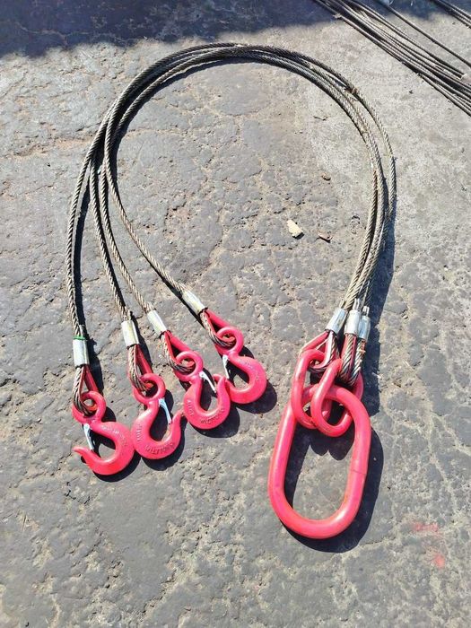 4СЦ Четырехветвевой строп цепной, 4СК (Четырехветвевой строп канатный)