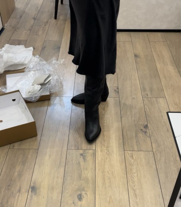 Сапоги зимние казаки