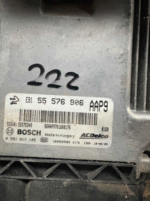 Компютър еку ecu електронен блок двигател Опел Инсигния 2.0цдти