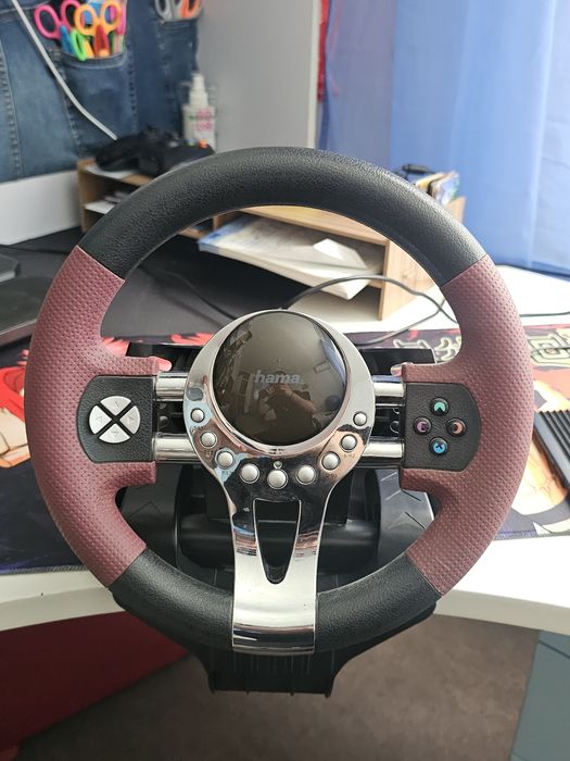 Гейминг Волан Hama Racing Wheel "Thunder V5" USB