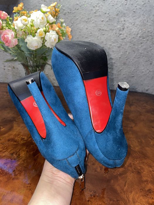 Туфли замшевые 39