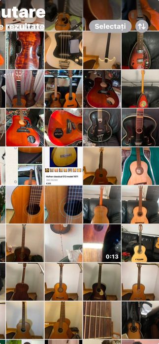 Diferite chitari mici si mari de la 80 ron