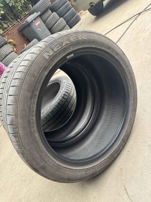 Vând  set complet de 4 anvelope de vara NEXEN NFERA PRIMUS SU1 PLUS  245 45 R18 100Y  DOT 0324