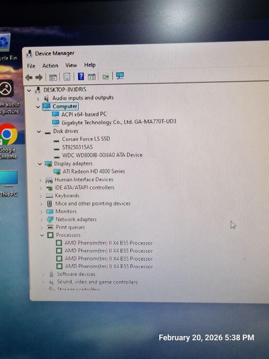 Unitate PC AMD 4 cores 8Gb RAM