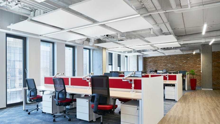 Акустические шумопоглощающие панели (Вертикальный потолок)