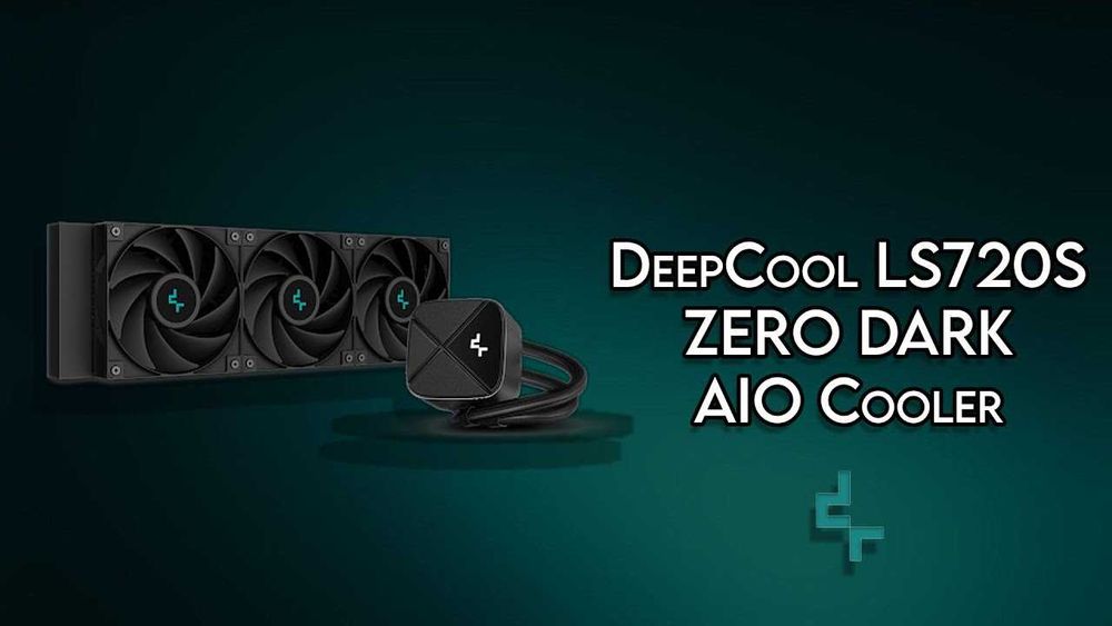 Cooler Procesor DEEPCOOL LS720S ZERO DARK, nou, Garantie 2 ani, TVA !