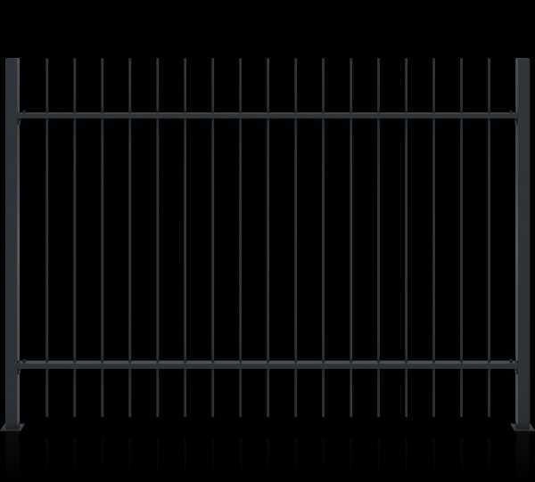 Колове за огради и огради, Метални пана