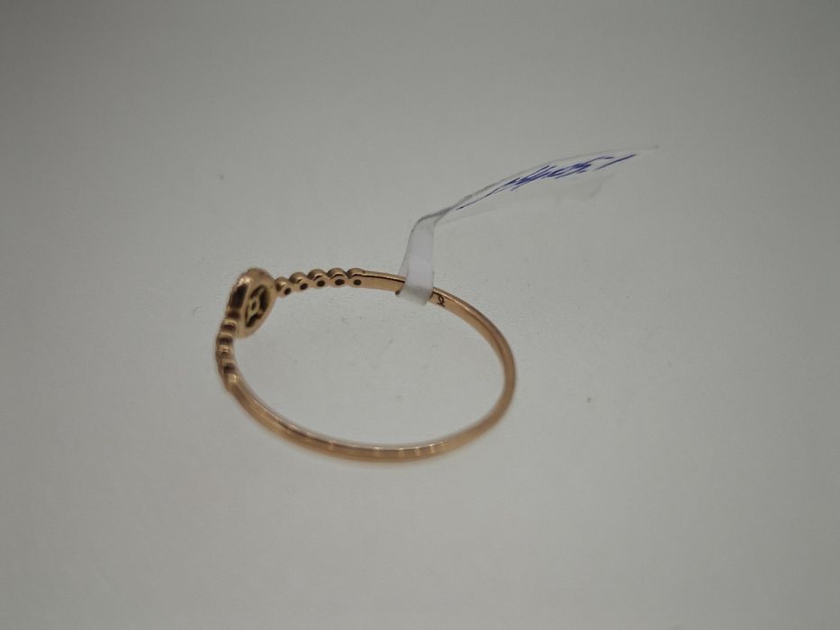 Inel aur 18k 0.84gr cu diamante naturale (r)