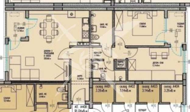 Продава се Тристаен апартамент в Бургас, Славейков - 104 кв.м за 1000 €/кв.м - Снимка #1