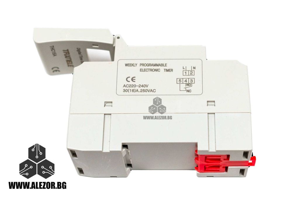Таймер Седмичен с 20 програми, 220V AC, Релеен Изход, 20200171