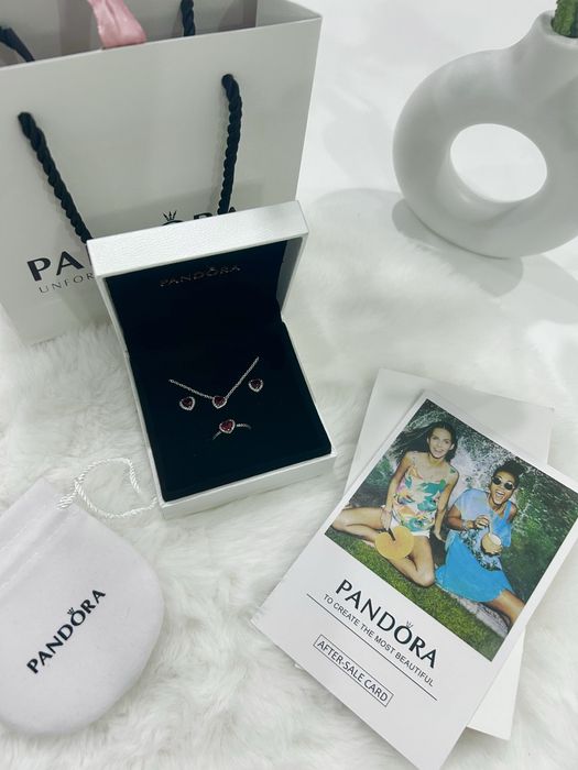 Набор красное сердце Pandora