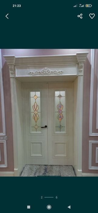 Установка дверей/ Есік орнатамыз