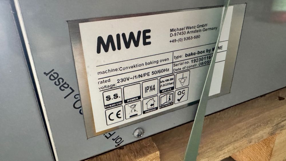Cuptor   patiserie MIWE 230Volt