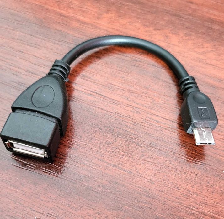 Cablu adaptor USB A - micro USB  negru
