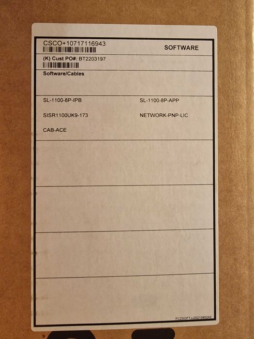 НОВИ рутери Cisco C1111-8P