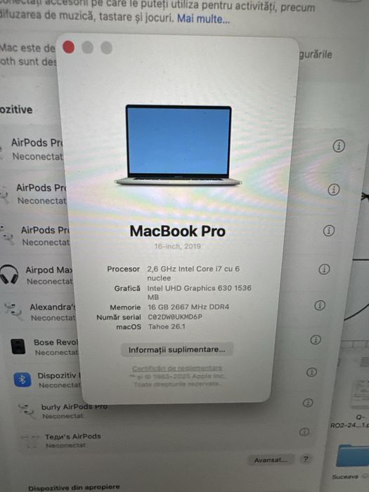 Macbook pro 16 inchi 2019