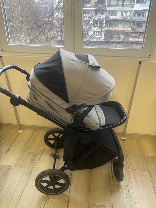 Комбинирана бебешка  количка 2 в 1 KikkaBoo - Thea, Grey + подарък