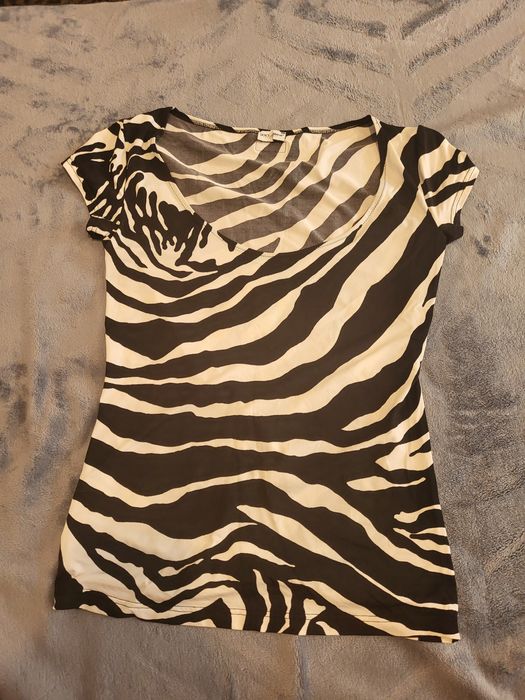 Tricou alb cu negru Dolce n & Cabana