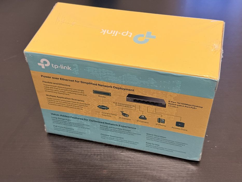 Switch Tp-Link LS106LP PoE 6 porturi NOU