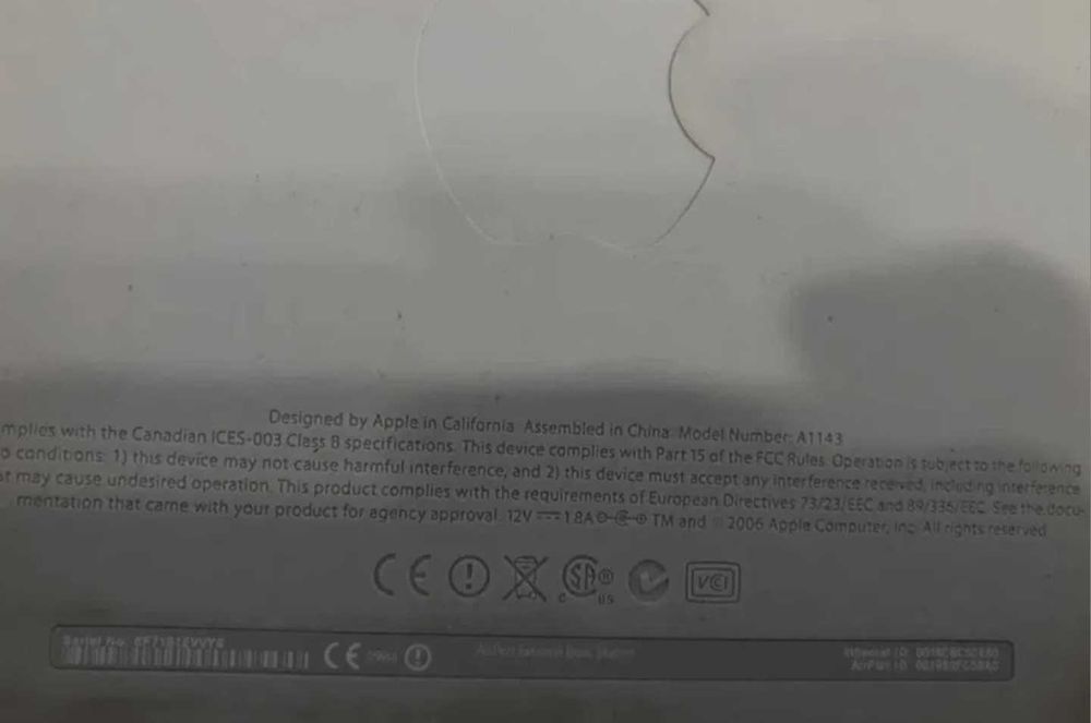 Router Apple Model A1408, 5th